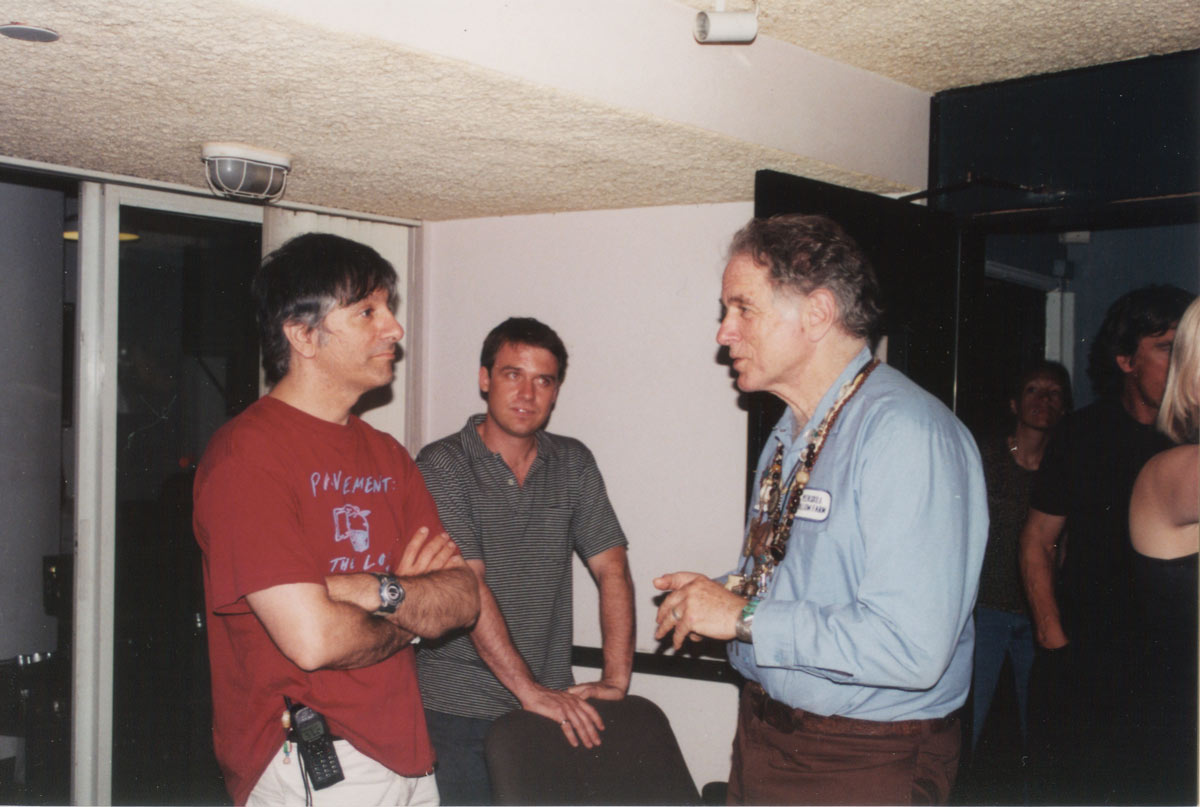 David Amram, Lee Ranaldo, Rich Martin, Albert Kausch, Casey Cyr in the studio for David Amram Poetry JAM by Calque Cinema